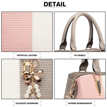 Sac à Main MissLulu 6866 Taupe